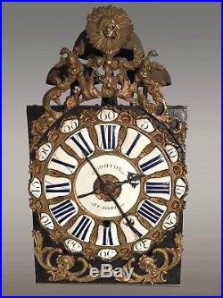 Mouvement d'horloge début XVIIIe siècle signé Goiffon et Morel