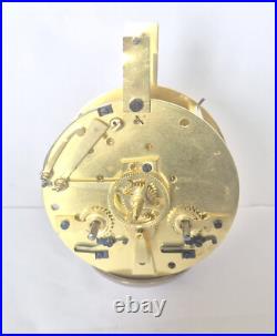 Mouvement fil révisé (Ø 150 mm) pendule oeil de boeuf Charles X (corps tôle)