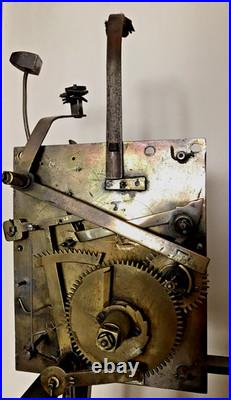 Mouvement pendule horloge uhr clock régulateur 2 cloches No Comtoise 18 /1
