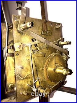 Mouvement pendule horloge uhr clock régulateur 2 cloches No Comtoise 18 /1
