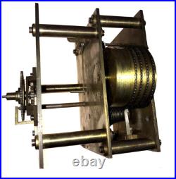 Movement With Elliott double-sided spindle and chain clock horloge édifice gare
