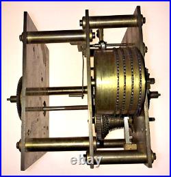 Movement With Elliott double-sided spindle and chain clock horloge édifice gare
