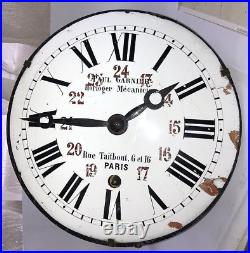 Old PAUL GARNIER GARE horloge Pendule PLM pendulum uhren antik uhr no Comtoise