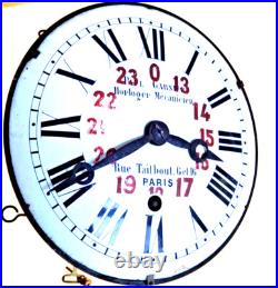 Old PAUL GARNIER GARE horloge Pendule PLM pendulum uhren antik uhr no Comtoise R