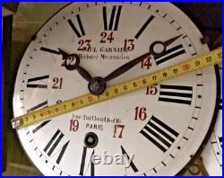 Old PAUL GARNIER GARE horloge Pendule PLM pendulum uhren antik uhr no Comtoise R