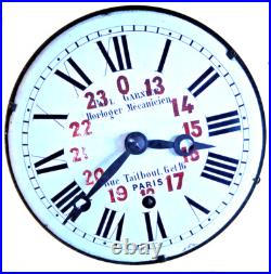 Old PAUL GARNIER GARE horloge Pendule PLM pendulum uhren antik uhr no Comtoise R