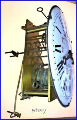 Old PAUL GARNIER GARE horloge Pendule PLM pendulum uhren antik uhr no Comtoise R
