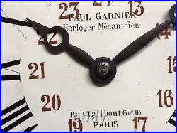 Old PAUL GARNIER GARE horloge Pendule PLM pendulum uhren antik uhr no Comtoise R