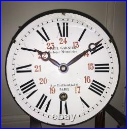 Old PAUL GARNIER GARE horloge Pendule PLM pendulum uhren antik uhr no Comtoise R