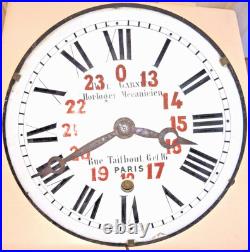 Old PAUL GARNIER GARE horloge Pendule PLM pendulum uhren antik uhr no Comtoise R