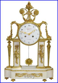PENDULE AIGLE. Kaminuhr Empire clock bronze horloge antique cartel uhren
