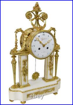 PENDULE AIGLE. Kaminuhr Empire clock bronze horloge antique cartel uhren