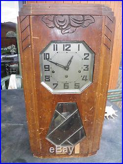 PENDULE ART DECO ODO 36 WESTMINSTER 8 TIGES 8 MARTEAUX
