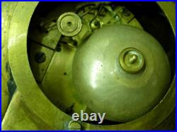 PENDULE BRONZE a fil uhr chasse sapeur clock kaminuhr antik french XIX e siecle PENDULE BRONZE a fil uhr chasse sapeur clock kaminuhr antik french XIX e siecle