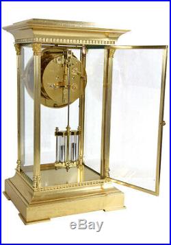 PENDULE CAGE EPEE. Kaminuhr Empire clock bronze horloge antique uhren cartel