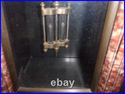 PENDULE DE NOTAIRE balancier MERCURE, dessus de cheminee