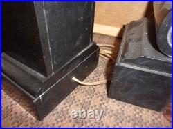 PENDULE DE NOTAIRE balancier MERCURE, dessus de cheminee