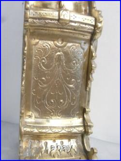 PENDULE HORLOGE EN BRONZE ANCIEN CARTEL PENDULUM 19 éme