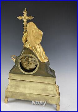 PENDULE Kaminuhr Empire clock bronze horloge antique pendule uhren cartel