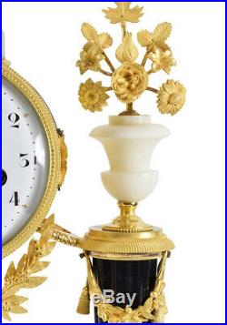 PENDULE LOUIS XVI DEVILAINE. Kaminuhr Empire clock bronze horloge antique uhren
