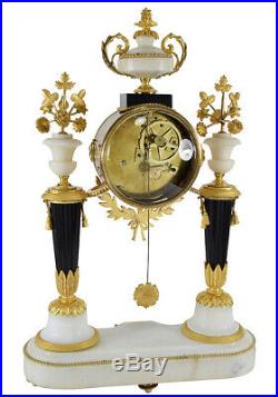 PENDULE LOUIS XVI DEVILAINE. Kaminuhr Empire clock bronze horloge antique uhren