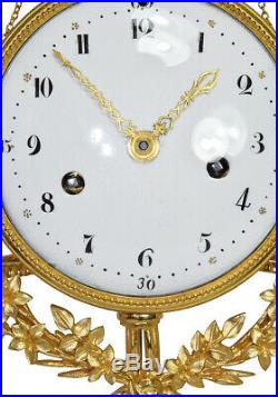 PENDULE PORTIQUE LOUIS XVI. Kaminuhr Empire clock bronze horloge cartel ancien