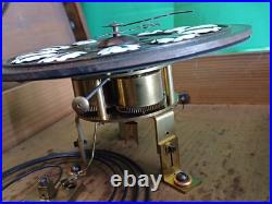 PENDULE carillon horloge MURALE Station Météo THERMOMETRE BAROMETRE Fin XIXe
