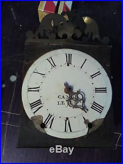 Petit Mouvement Ancien/comtoise/pendule/horloge 1 Marteau Avec Cloche/