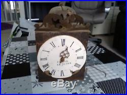Petit Mouvement Ancien/comtoise/pendule/horloge 1 Marteau Avec Cloche Le Jeune