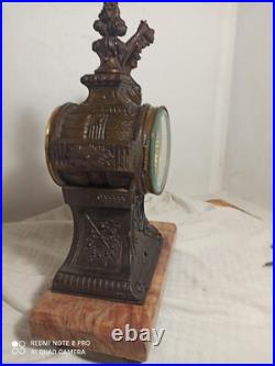 Pendule 1900 marbre et regule fonctionne sonne