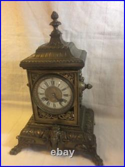 Pendule ART NOUVEAU bronze Horloge 19e antique Mucha vintage Pendule ART NOUVEAU bronze Horloge 19e antique Mucha vintage