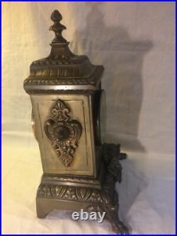 Pendule ART NOUVEAU bronze Horloge 19e antique Mucha vintage Pendule ART NOUVEAU bronze Horloge 19e antique Mucha vintage