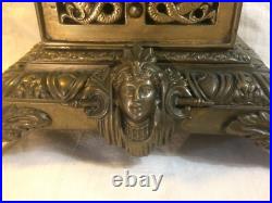 Pendule ART NOUVEAU bronze Horloge 19e antique Mucha vintage Pendule ART NOUVEAU bronze Horloge 19e antique Mucha vintage