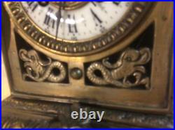 Pendule ART NOUVEAU bronze Horloge 19e antique Mucha vintage Pendule ART NOUVEAU bronze Horloge 19e antique Mucha vintage