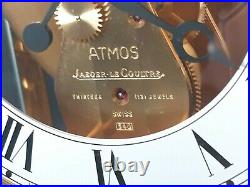 Pendule Atmos Jaeger-Lecoultre année 60 laiton doré a l'or fin
