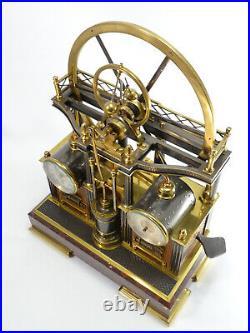 Pendule Automate machine à vapeur French Industrial Clock uhr reloj no Guilmet