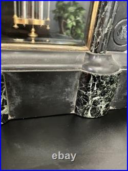 Pendule Borgne Style Napoléon 3 En Marbre Balancier Mercure, Avec Sa Clé