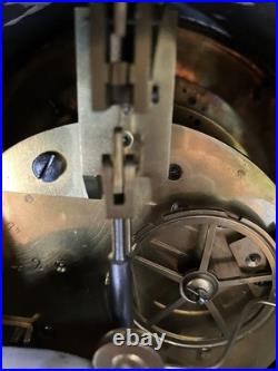 Pendule Borgne Style Napoléon 3 En Marbre Balancier Mercure, Avec Sa Clé