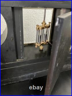 Pendule Borgne Style Napoléon 3 En Marbre Balancier Mercure, Avec Sa Clé