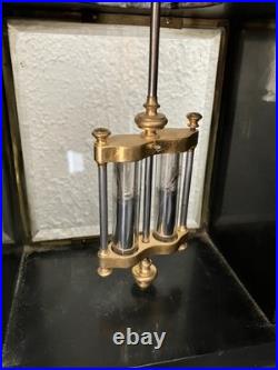 Pendule Borgne Style Napoléon 3 En Marbre Balancier Mercure, Avec Sa Clé Pendule Borgne Style Napoléon 3 En Marbre Balancier Mercure, Avec Sa Clé