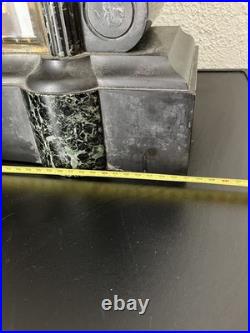 Pendule Borgne Style Napoléon 3 En Marbre Balancier Mercure, Avec Sa Clé