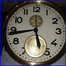 Pendule Brillié années 50 industrial electric industriel Usine déco