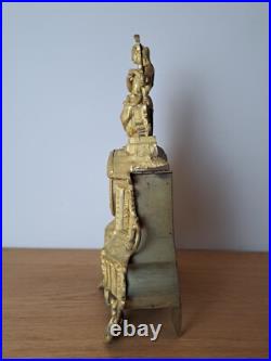 Pendule, Bronze Doré, époque Restauration, XIX°