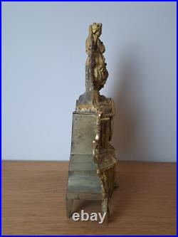 Pendule, Bronze Doré, époque Restauration, XIX°