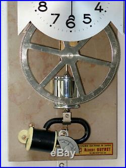 Pendule CHARVET DELORME master clock electric (no Brillié, Lepaute, Ato)