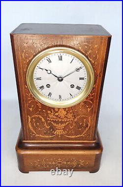 Pendule Charles X marqueterie début 19 ème siècle Kaminuhr clock uhr