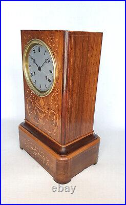 Pendule Charles X marqueterie début 19 ème siècle Kaminuhr clock uhr