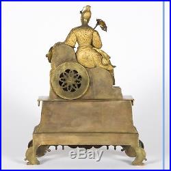 Pendule Chinoisante en bronze doré, XIXe