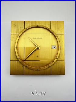 Pendule De Bureau Jaeger Lecoultre Élégant Mécanique Remontage Manuel Datari