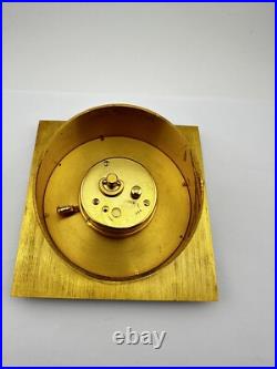 Pendule De Bureau Jaeger Lecoultre Élégant Mécanique Remontage Manuel Datari